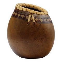 Artist Denise Pfau Art Decorative Gourds