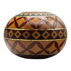 Artist Denise Pfau Art Decorative Gourds