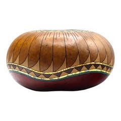 Artist Denise Pfau Art Decorative Gourds