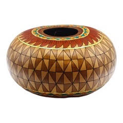 Artist Denise Pfau Art Decorative Gourds
