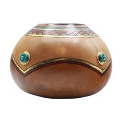 Artist Denise Pfau Art Decorative Gourds